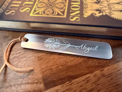 April Birth Month Flower Bookmark