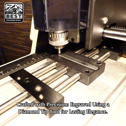 Engraved Scripture Bookmark – Aluminum Bible Verse Bookmark with Leather Tassel