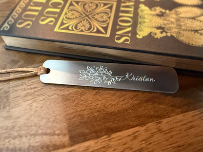 December Birth Month Flower Bookmark - Holly