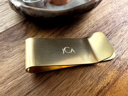 Brass "I Still Do" Money Clip - Handcrafted Romantic Keepsake