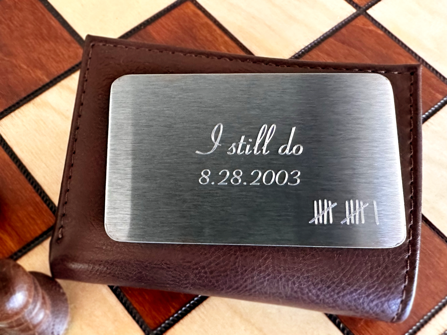 Stainless Steel Wallet Insert