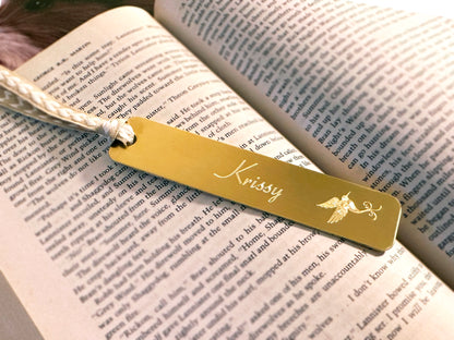 Brass Personalized BOOKMARK